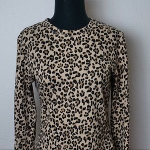Zara leopard print skater dress